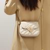 Bag Crossbody Bag, Leather Women'S Bag, Chain Bag, Mini Diamond Checkered Bag, Versatile One-Shoulder Small Square Bag