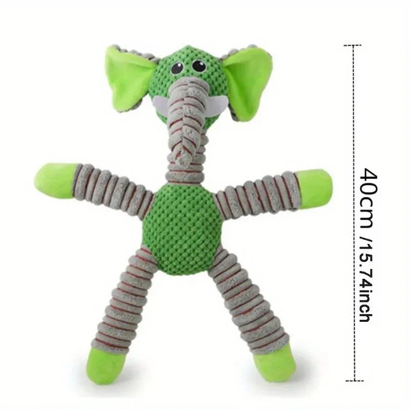 Plush Dog Toy, Cute Stuffed Animal Toy for Small Medium Dogs, Teething Chew Toy for Puppy, Interactive Playmate, Reduces Anxiety