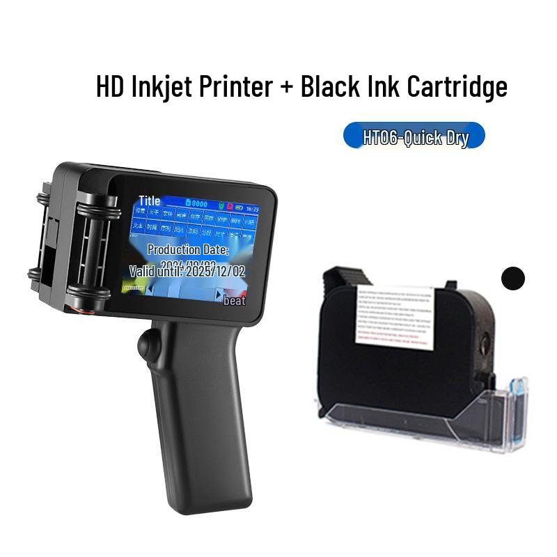 Håndholdt Blækstråleprinter til Print af Symboler, Logoer, Udløbsdatoer og QR-koder på Metal og Emballage