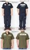 Stencil Patched Military Shirt PATCHED MILITARY SHIRT M 853 [AVIREX] /STENCIL Men's KHAKI/CAMO
