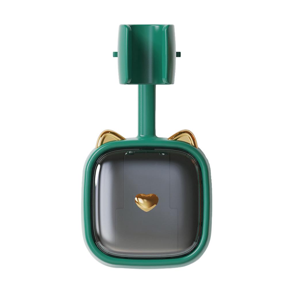 

Держатель для душа, настенный кронштейн для ванной комнаты, гибкий, самоклеящийся пластиковый влагостойкий распылитель с вешалкой зелёный