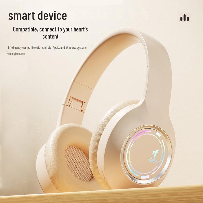 Wireless Over-Ear Extra Bass Bluetooth Gaming Headset M3 with Glowing Features
