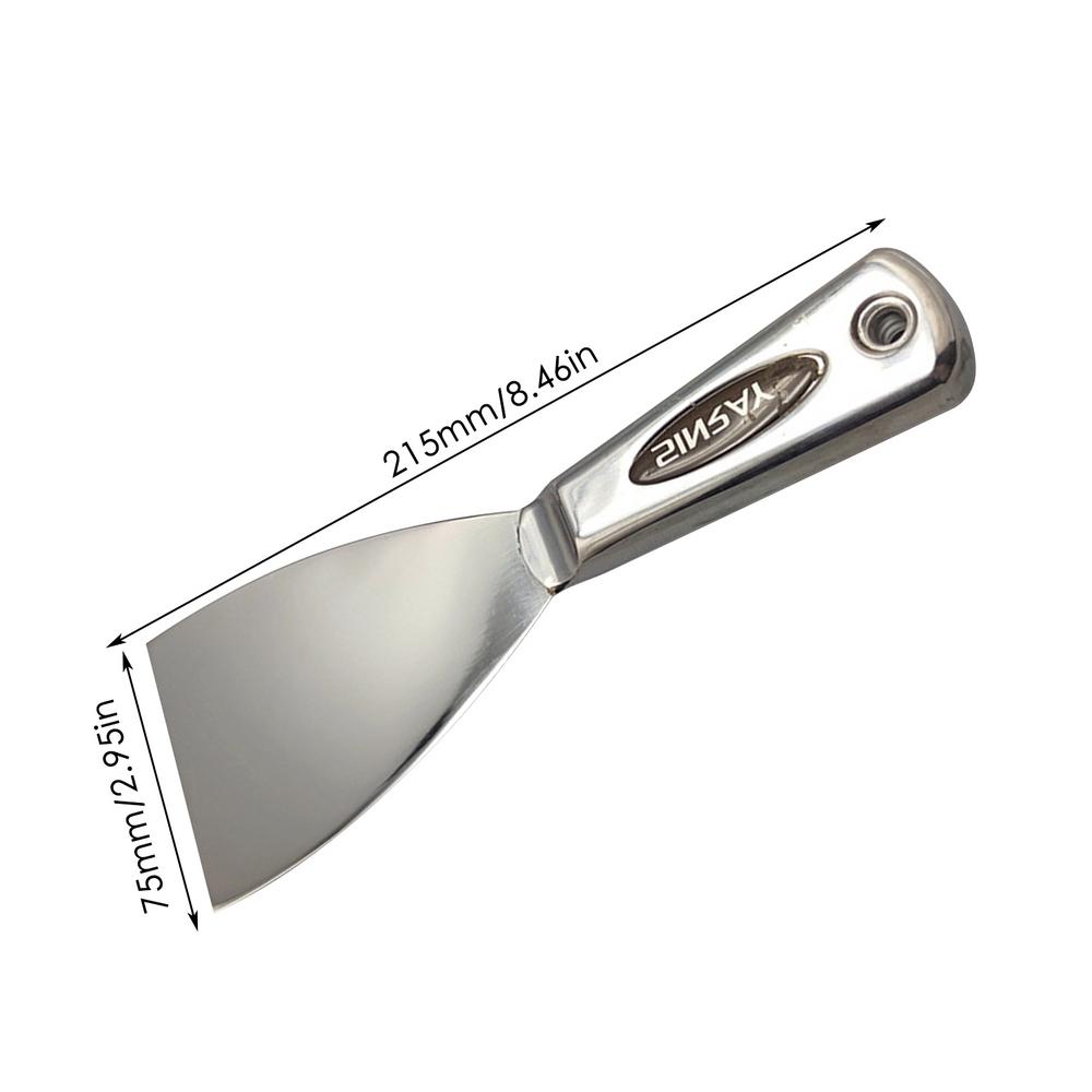 Sheetrock Tools Stainless Steel Scraper Tool Floor Scraper Spackle Wall Repair Paint Spatula Trowel Concrete Tool For Removing M серебряный