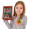 Christmas Decorations Reindeer Pattern Candy Box Dispenser Desktop Ornaments Plastic Candy Storage Handy Candy Frame