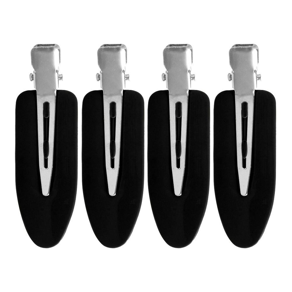 4 Pcs Seamless No Crease Barrettes Makeup Clip No Bend Hair Clip Professional Salon Styling Fixed hairpin Woman Man Hairdressing