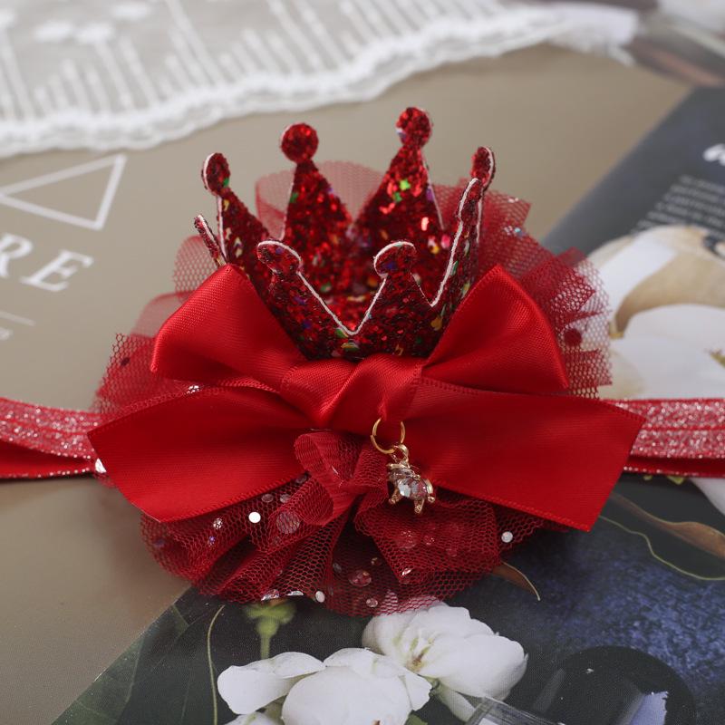 Korean Style 3D Crown Hair Accessories for Girls – Princess Side Clip and Baby Headband.