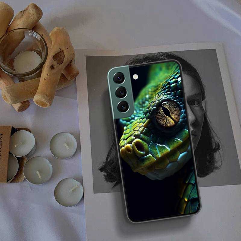 Forest Vipers And Pythons Phone Case For Samsung Galaxy S22 S25 Ultra S21 S10 Plus S26 Edge S20 S23 S24 FE Cover Silicone So