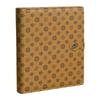 Family Document Storage Bag: Leather Magnetic Buckle A4 Album for Certificates, Receipts & Documents