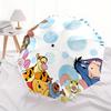 Winnie-the-Pooh, Friends Automatic Opening and Closing Umbrella, Compact Travel Umbrella, Lightweight and Portable, Suitable for Beach Commu