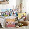 Cartoon D-Diddl Rat Pillow Case Suitable For Bedrooms Living Rooms Cars Home Decoration
