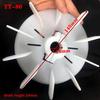 Plastic Motor Fan Blade Adjustable Motor Cooling Fan Impeller Motor Fan Vane High Temperature For Hydraulic Motor Accessories