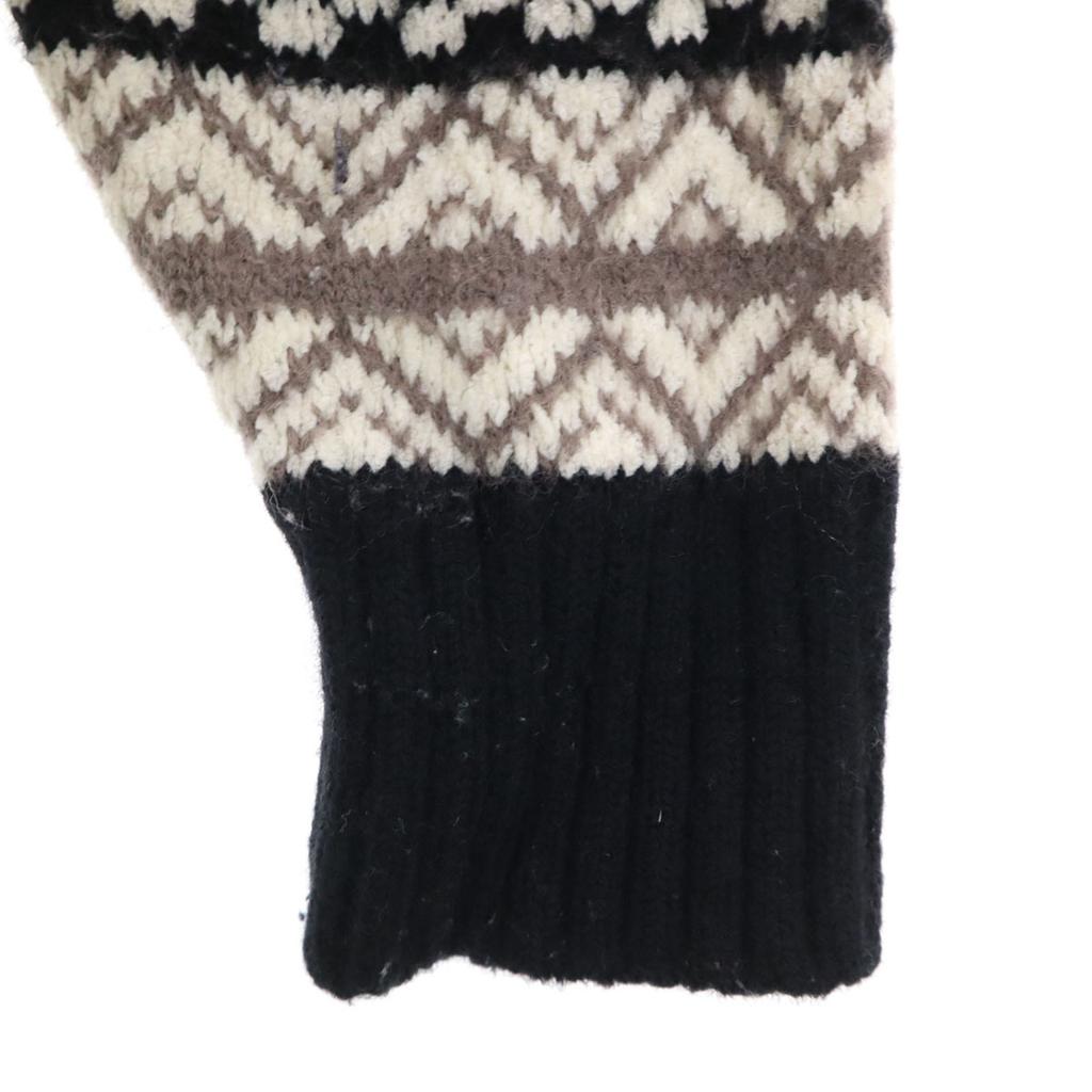 KENZO GOLF 90s Made In Japan Old Geometric Pattern Long Sleeve Sweater Women Used