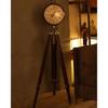 Antique Wooden Tripod Floor Clock 40 Inch - Vintage Nautical Style Decorative Timepiece for Elegant Home & Office Decor