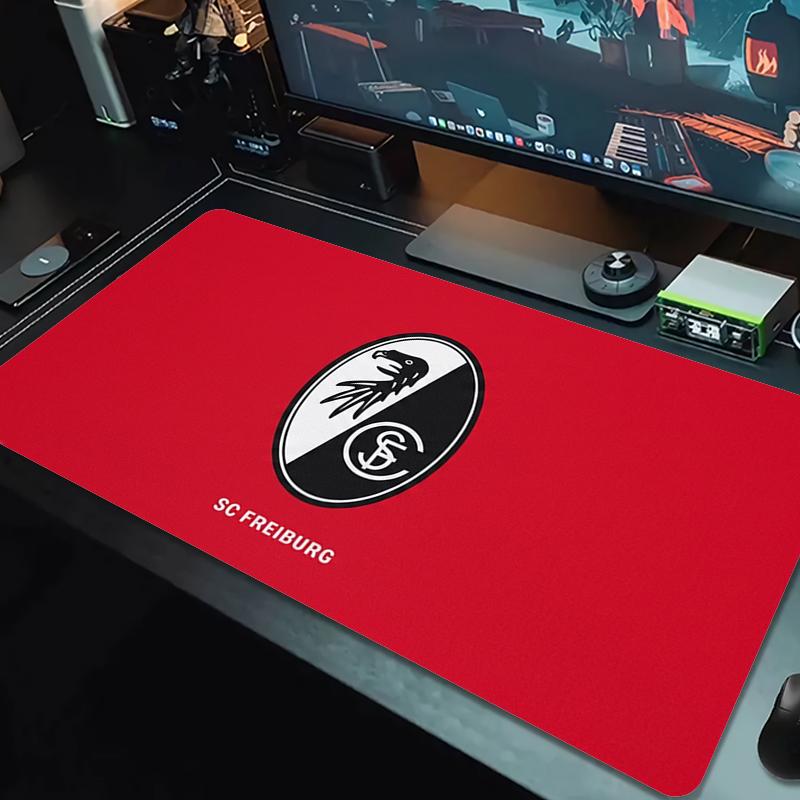 SC Freiburg Mouse Pad Large Gaming Table Cushion Non-slip Laptop Tablet Big Mousepad XXL Mat Mini PC Playmat With Lock edge_xia
