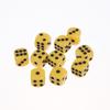10Pcs Colorful Dice Acrylic Round Corner Cubes Dot Drinking Game Dice Accessories