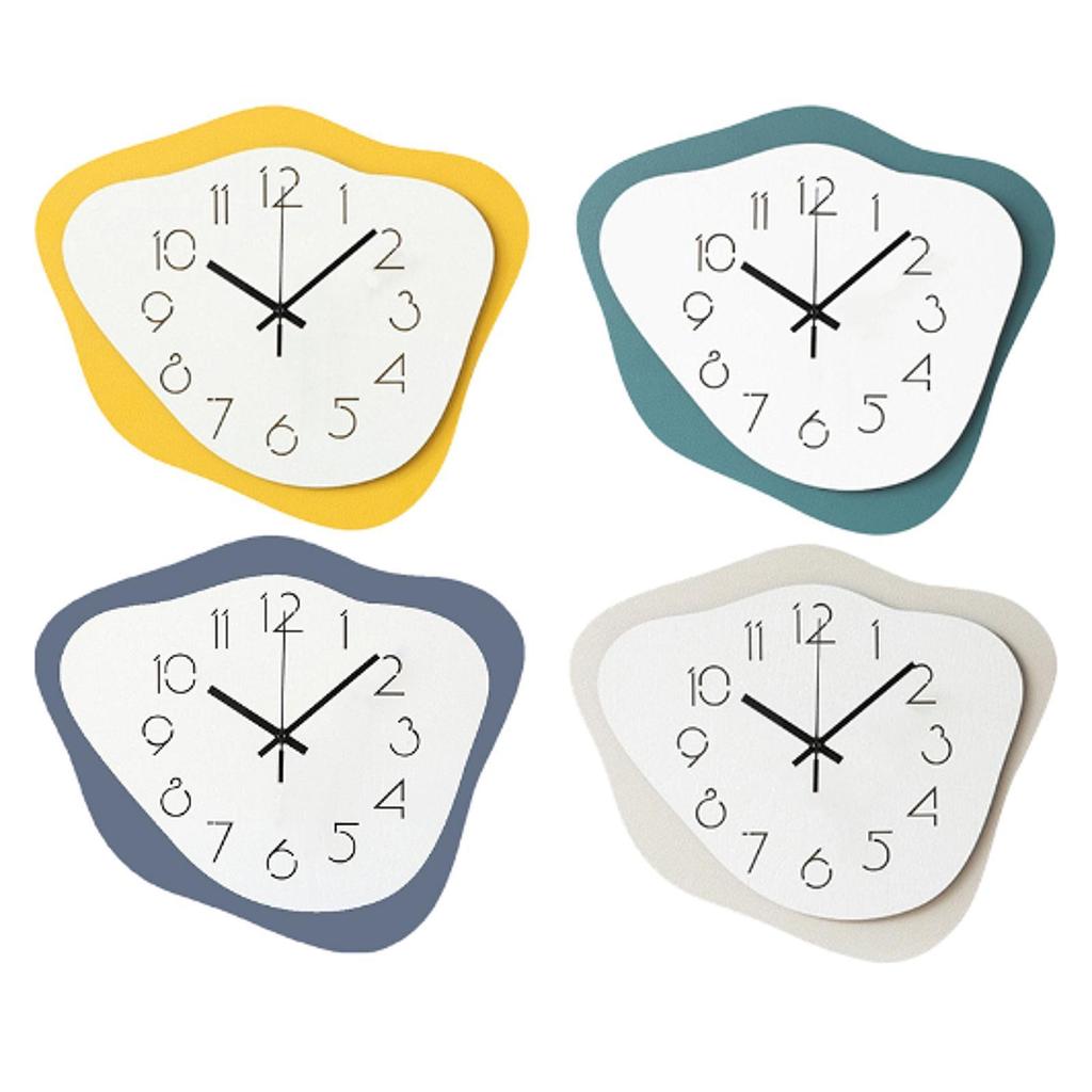 Hanging Clock Silent Family Friends Wall Art Decor Office Acrylic Wall Clock