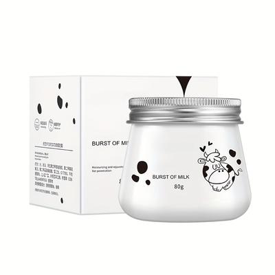 Milk Face Cream Natural Ingredients Mild Not Stimulating Smooth Skin Facial Cream Increase Skin Elasticity Moisturizing Nourish Skin Face Creams