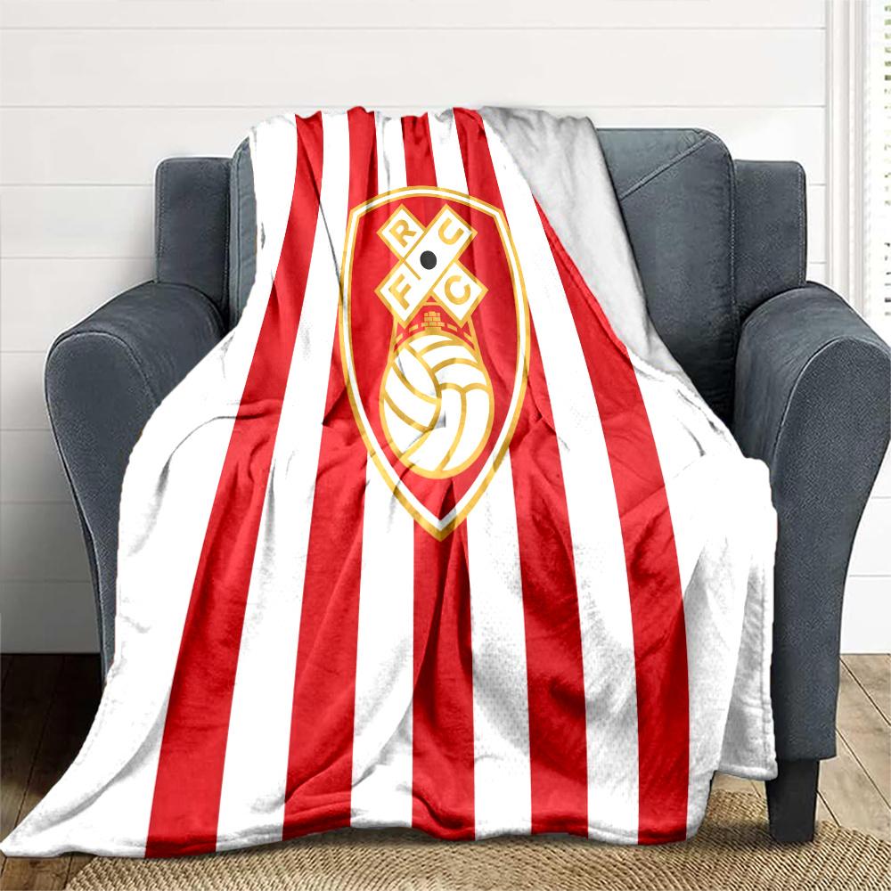 Rotherham United Flannel Blanket, High quality Comfortable for All Seasons, Home Decor, Warmth and Comfort