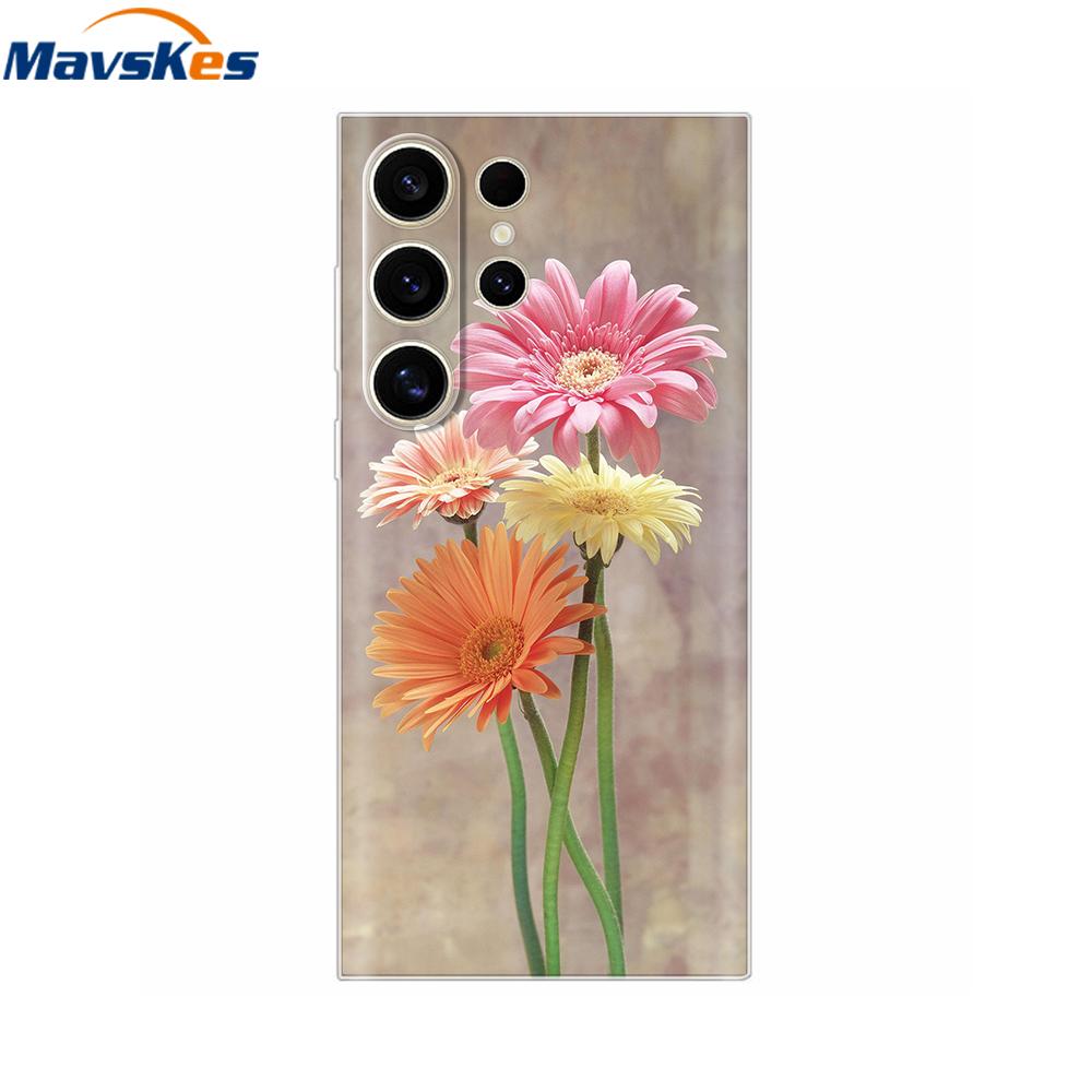 Soft Silicone Case For Samsung Galaxy S25 Ultra Back Cover for Samsung S25 Plus Shockproof Phone Cases for Galaxy S25 Coque Mask
