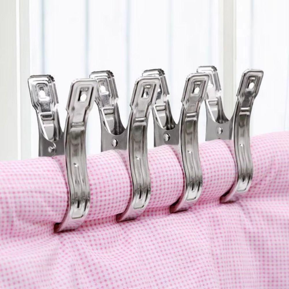 Heavy Duty Beach Towel Clips Reusable Sock Drying Rack Clothes Drying Rack Clamp  Home Use
