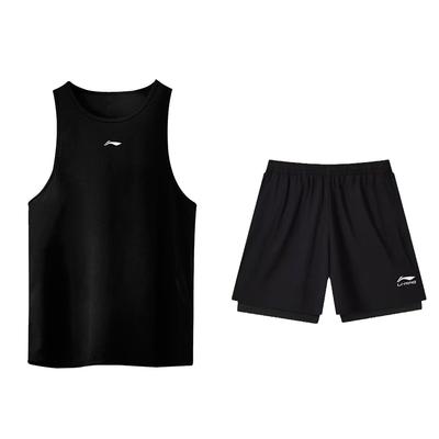 Skin-Friendly Comfortable Breathable Double-Layer Quick-Dry Shorts Casual Sports Suit Unisex Suit ZHXY223-1