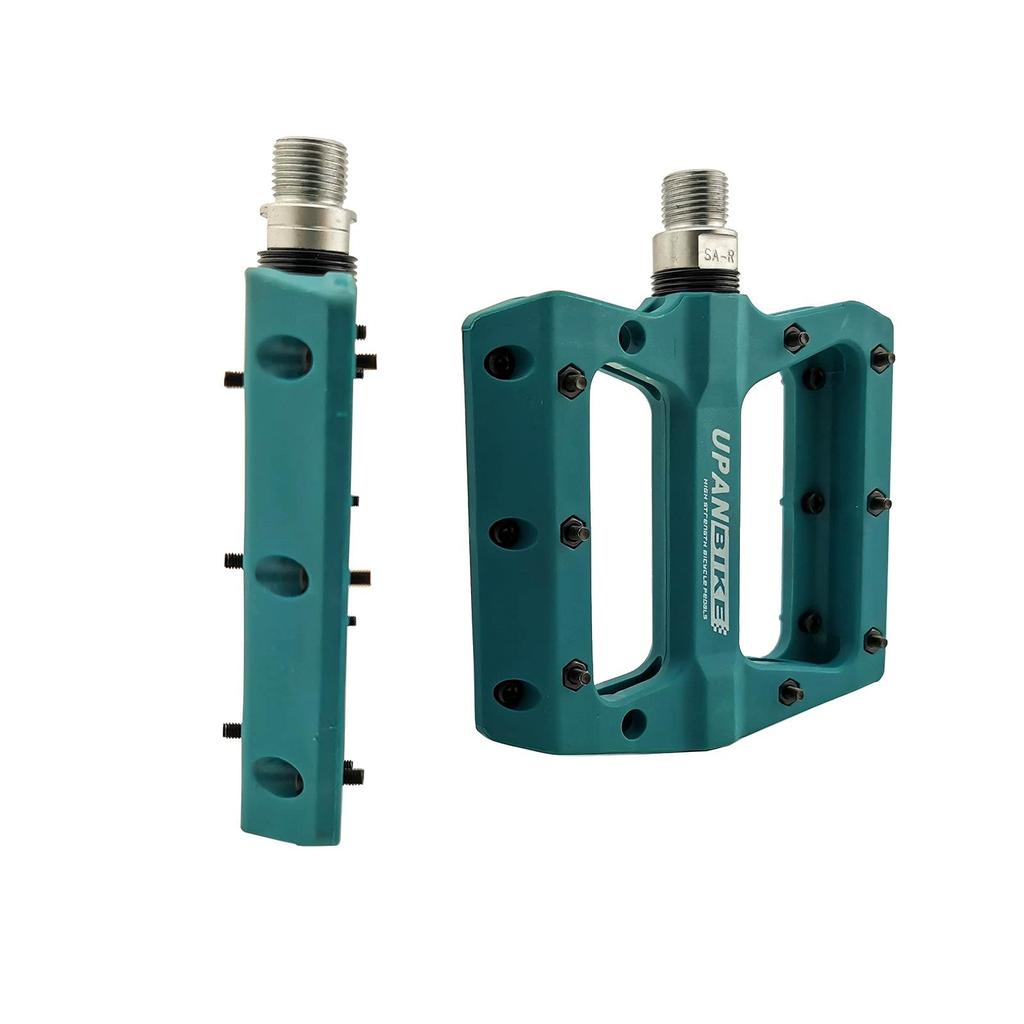 UPANBIKE Bicycle Nylon Fiber Peilin Bearing Pedals with Large for Road and Mountain Bikes Pedals, Material, Pedals, Ultra-Lightweight 3-Bearing
