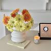 3PCS/Bundle 3D Printed Simulation Flower Chrysanthemum Sunflower Real Touch Flowers  Home Decoration