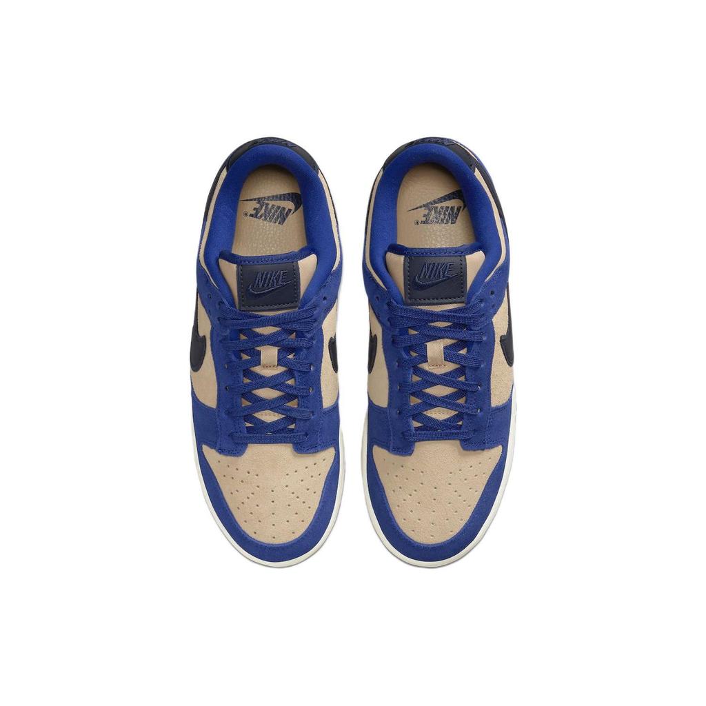Nike Dunk Low LX ლურჯი ზამშის ქალის სპორტული ფეხსაცმელი ღრმა-როიალ-ლურჯი მუქი-ობსიდიანი DV7411-400