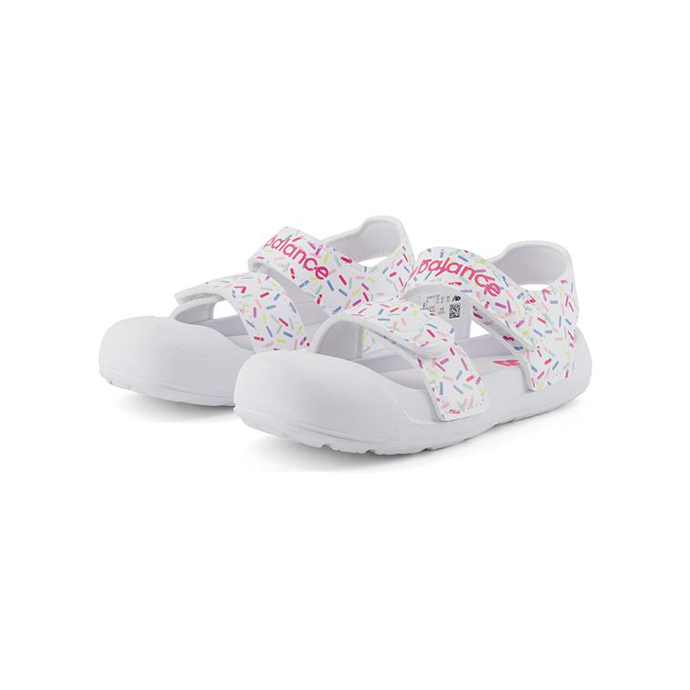 New Balance Comfortable Casual Low-Top Walking Shoes Baby Shoes White Pink SIA809W3