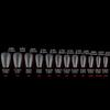 24Pcs Square Press On Nails Glue On Nails French Fake Nails Designs False Nails Artificial Nails Gifts for Women Girls