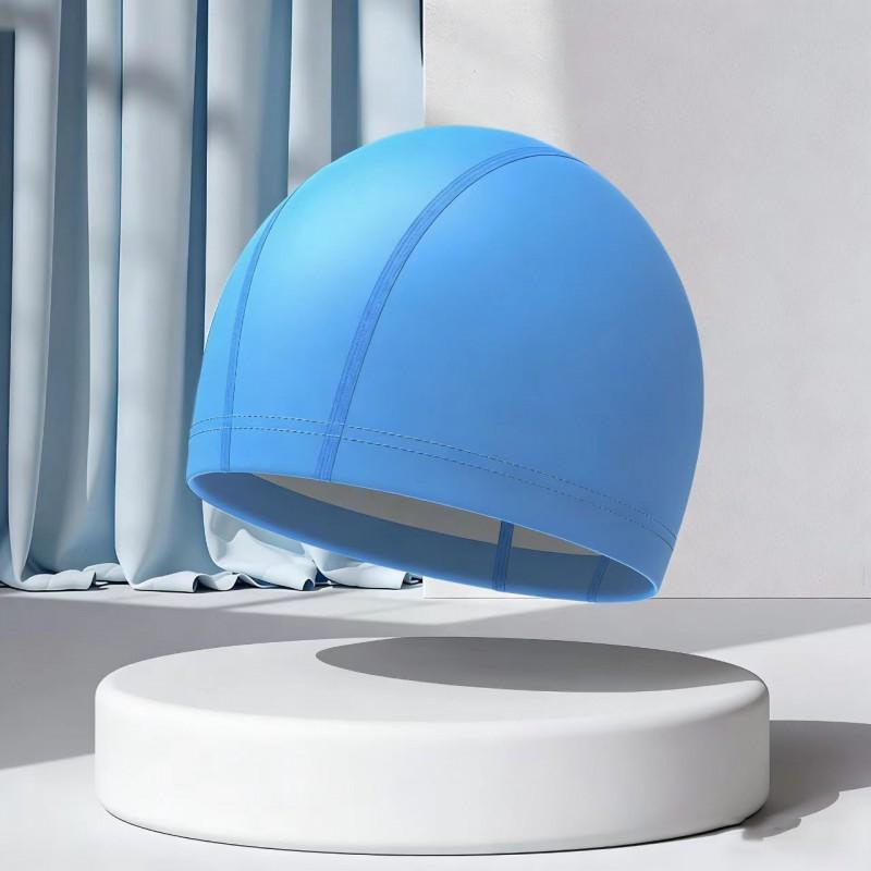 

New Swimming Cap PU Male Adult Female Long Hair Waterproof Enlarged Fashionable Pool Professional