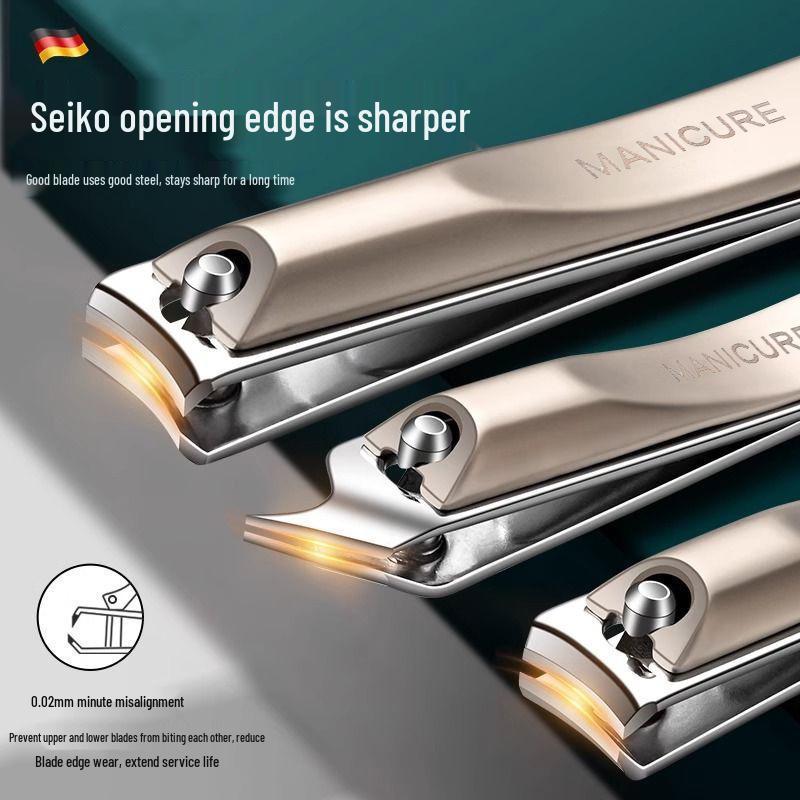 Men's High-End German Nail & Ear Care Set - Angled Clippers for Ingrown Toenails