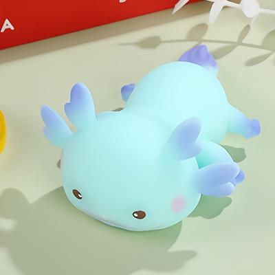 Cute Axolotl Squeeze Toys Stretch Design Cartoon Fish Squishy Toy Stress Relief Slow Rebound Toys Fidget Doll For Adult Kids