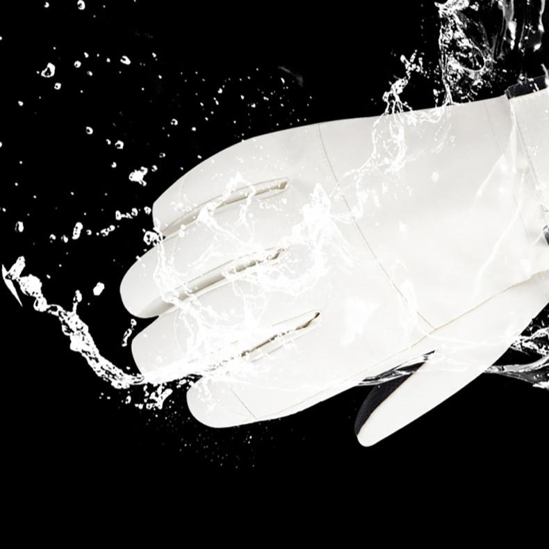 Guantes de esquí para hombres y mujeres, guantes térmicos y cálidos para la nieve, guantes de invierno a prueba de viento, guantes de snowboard transpirables, forro polar, guantes para pantalla táctil para exteriores