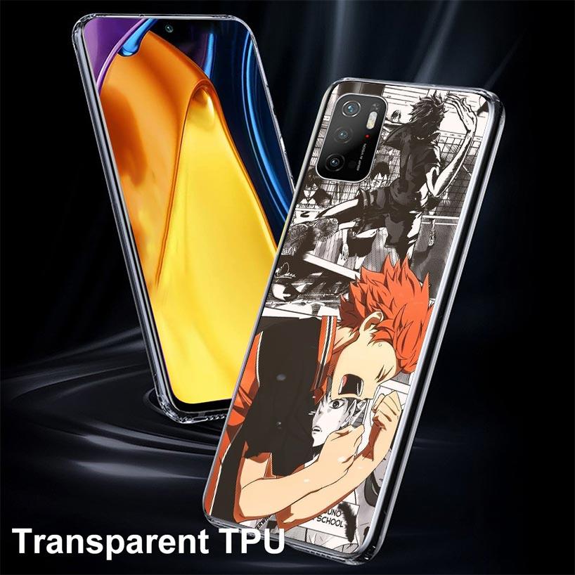 Haikyuu Oya Volleyball Anime Case Phone Cover for Xiaomi Poco X3 Nfc X5 X6 X7 X4 Gt F7 Ultra F6 F5 Pro F4 F3 M5S M5 M4 M3 5G Tre