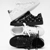 Fashion Sneakers Casual Men Designer Rivet Bling Punk Board Shoes Fashion Microfiber Leather Fabric Height Increased Flat Platform Shoes
