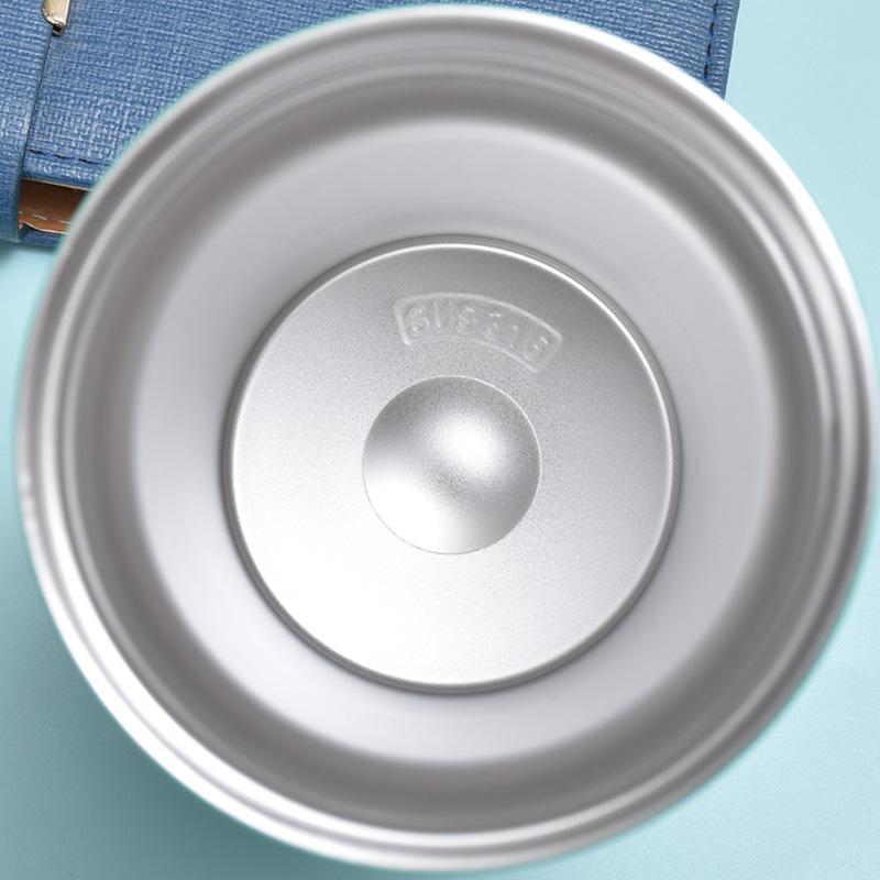 Neue Edelstahl Achteck Kaffeetasse Hohes Erscheinungsbild Mädchen Begleittasse Tragbare Auto Kaffee Thermosbecher