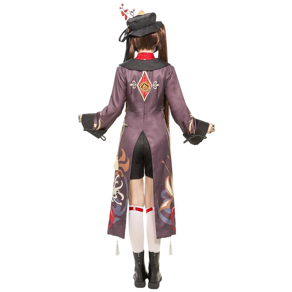 Genshin Impact Hu Tao Cosplay Costume - Full Set Halloween Performance Outfit In Stock