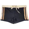 UXH Men's Side Print Square Leg Beach Boxer Swimsuit