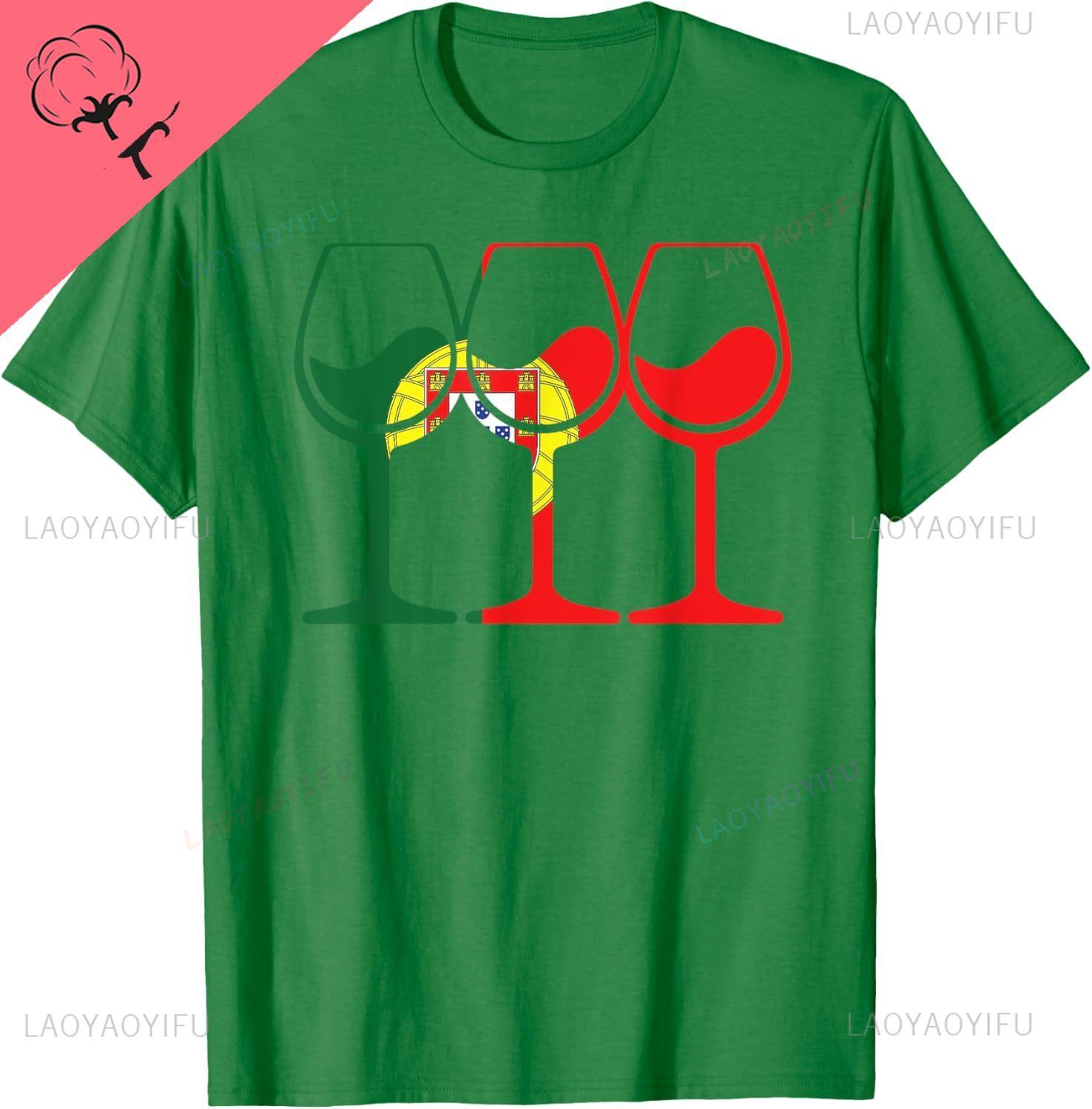 

Wine Glass Portugalia Wine Glass Portugal TShirt Streetwear Clothing Print on Demand Funny Shirt Camiseta Hombre S