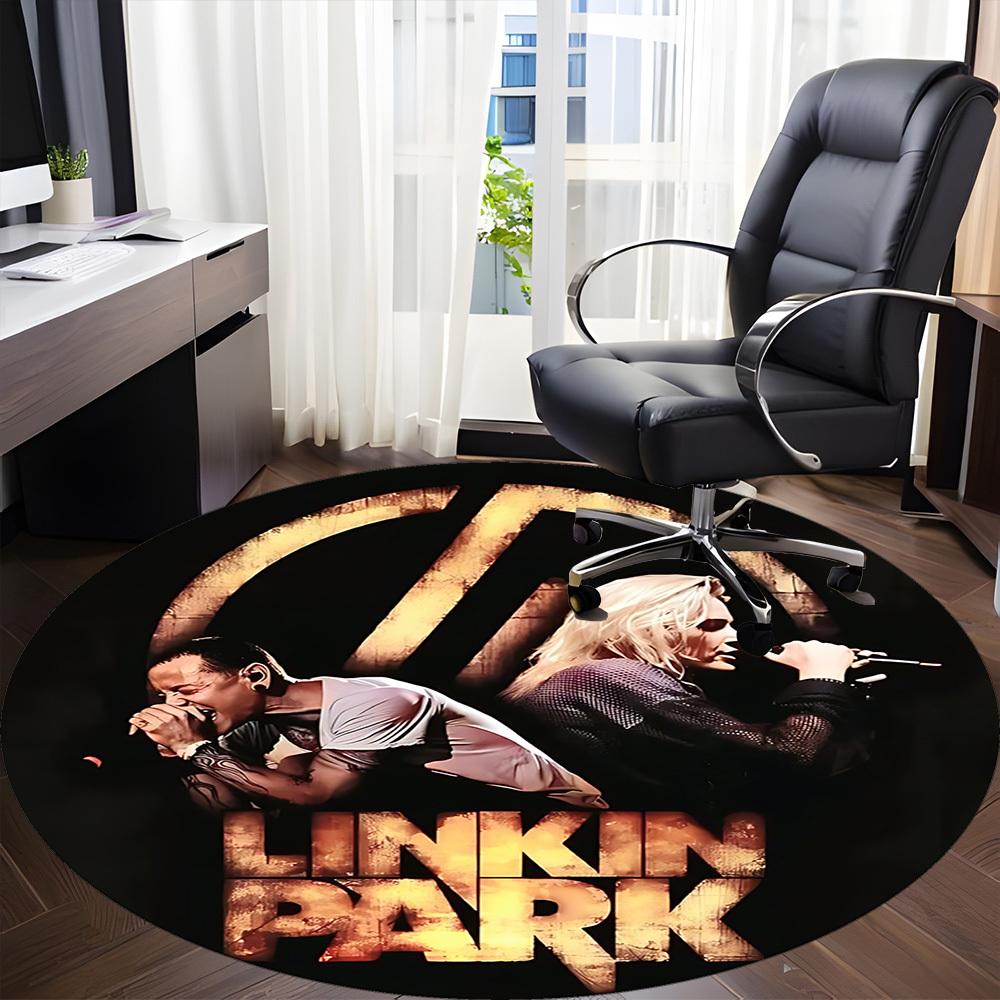 1pc Linkin Park Band MerchandiseChair Carpet for Office, Non-slip, Soft and Durable Office Rug, Perfect for Office Yy250925275
