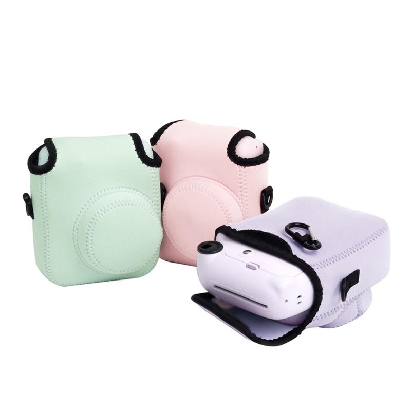 Soft Bag for Mini 12 Camera Keep Your Device Scratch Resistant Soft & Sturdy Bag with Comfortable Strap Bright Color