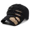 Cotton Retro Peaked Cap Letter Print Cowboy Hat Fashion Baseball Cap Unisex  Men Women
