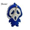 Portable Bag Accessory Mini Screaming Skeleton Keychain Pendant, 3D Printed Halloween Pendant Hanging Decor, Backpack Schoolbag Purse Charm