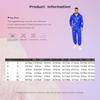 Men Waterproof Hip Hop Dance Outfit Long Sleeve Hooded Jacket with Jogging Pants Raincoat Windbreaker Streetwear Dancewear