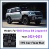 LHD Car TPE Foot Mat For BYD Equation Denza B8 Leopard 8 2024 2025 Waterproof Mud Floor Carpet Mud Pad Auto Inerior Accessories