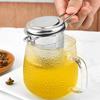 Tea Infuser Stainless Steel Tea Strainer With Handle Tea Filter Fine Mesh Strainer Brewing Basket with Lid for Loose Leaf Tea