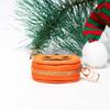 Small Coin Purse Keychain for Women Pumpkin Spiders Web Coin Pouch with Keychain Bag Charms Accessories Gift for Womens