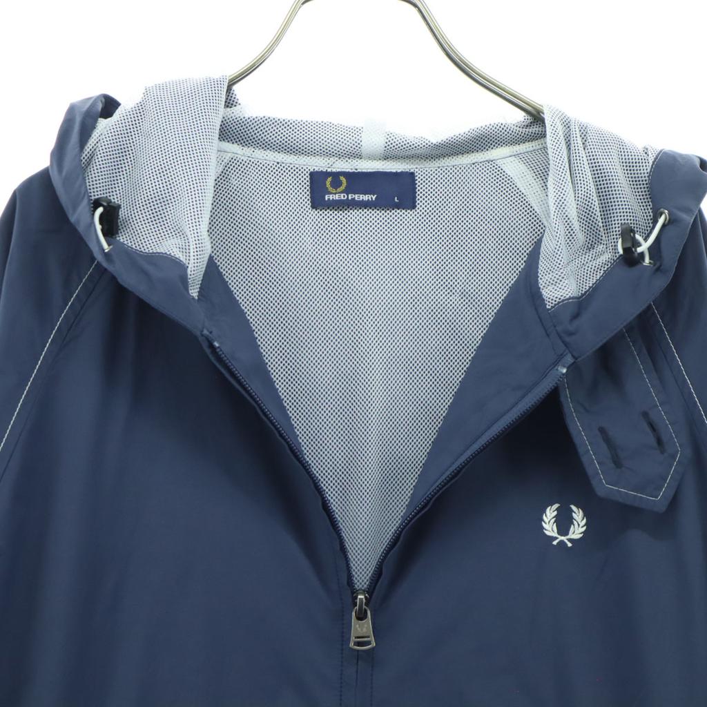 Beauty Products FRED PERRY One Point Logo Long Sleeve Nylon Jacket Hoodie Men's Used