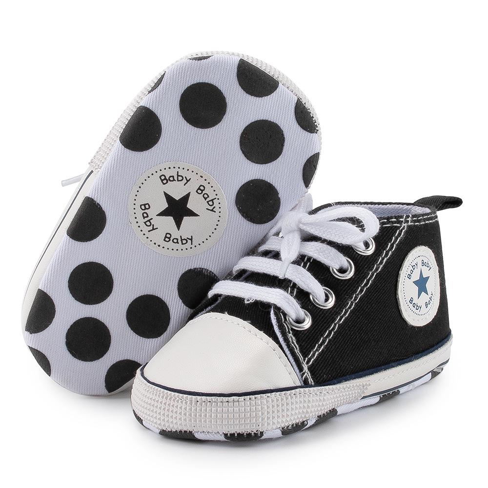 Hot-Selling Classic Canvas Baby Shoes: Soft Sole Toddler Walking Shoes